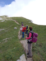 En dessous du sommet